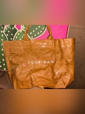 Tote Bag Brown Leather-Effect Women's Tote